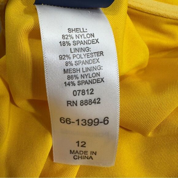 ASHLEY GRAHAM X‎ SWIMSUITS FOR ALL POLKA DOT HALTER ONE PIECE SWIMSUIT 12 - Picture 6 of 8